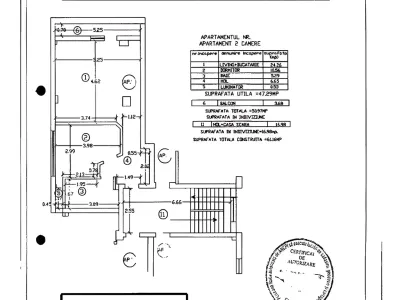 apartament vanzare-cumparare Sector 1, București schita plan